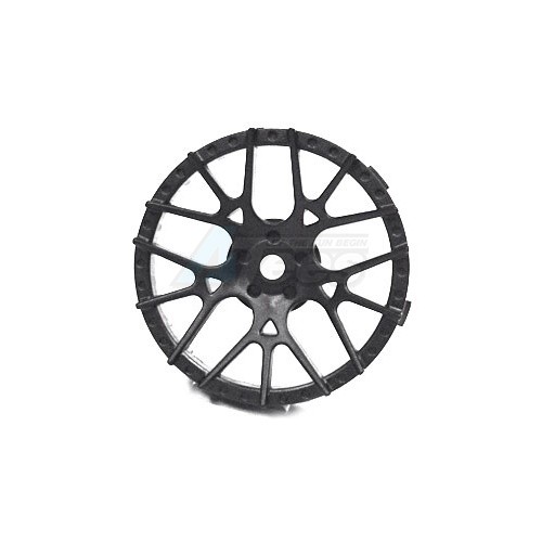 Team-Tetsujin Miscellaneous All Super RIM DISC Lycoris Solid BLACK 2pcs