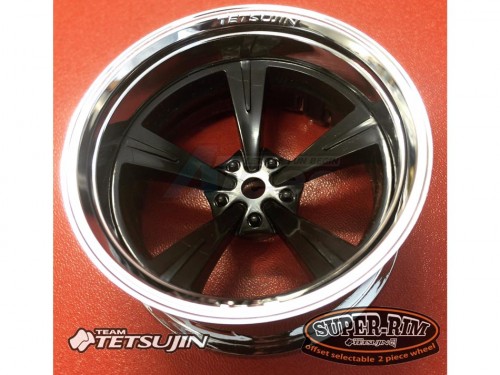Team-Tetsujin Miscellaneous All Super RIM Chrome and Black Mandarin 2pcs set