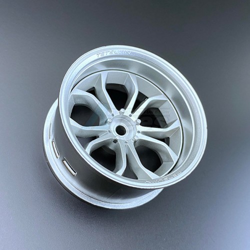 Team-Tetsujin Miscellaneous All Super RIM Alumi Silver and DeepSPIDER Alumiumin Silver 2pcs