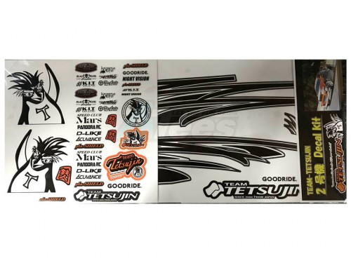 Team-Tetsujin Miscellaneous All Tetsujin Body Decal Set No2 for 2-Gouki JZX10 Chaser