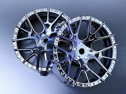 Team-Tetsujin Miscellaneous All Super RIM DISC Lycoris Chrome Black 2pcs