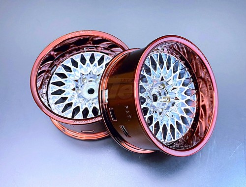 Team-Tetsujin Miscellaneous All Super RIM Chrome 02 Brown set GranSEEKER Chrome 2pcs