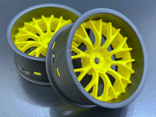 Team-Tetsujin Miscellaneous All Super Rim Set Matte Black × Daisy Gloss Yellow (2)