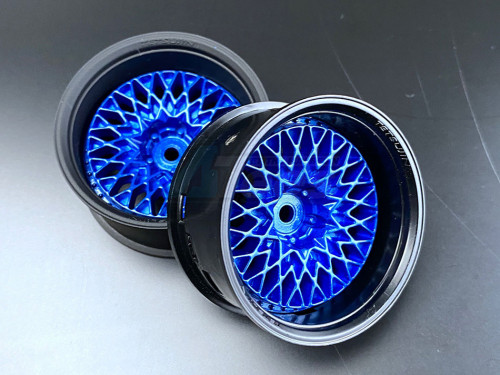 Team-Tetsujin Miscellaneous All Super RIM Matte Black 01 And Metallic Blue Gran SEEKER 2pcs set