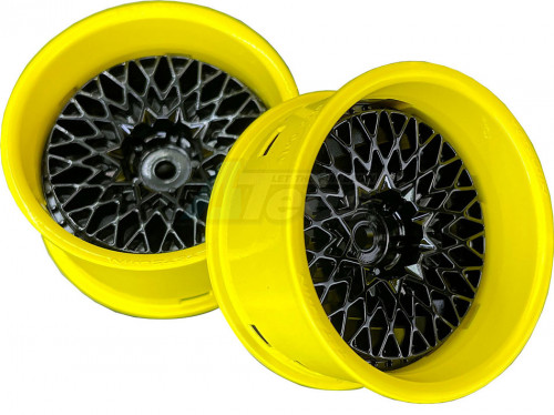 Team-Tetsujin Miscellaneous All Super Rim Set Gross Yellow 02 x GranSEEKER Gross Black (2)
