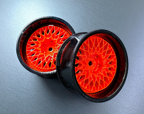 Team-Tetsujin Miscellaneous All Super Rim Set Gross Black 02 x GranSEEKER Gross Orenge (2)