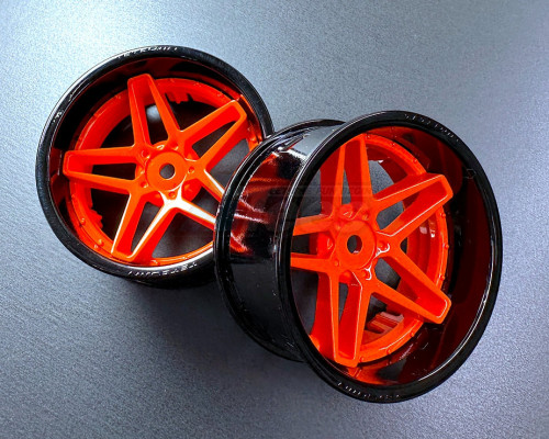 Team-Tetsujin Miscellaneous All Super Rim Set Gross Black 02 x Southern Cross Gross Orenge (2)