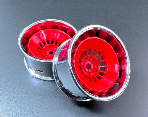 Team-Tetsujin Miscellaneous All SUPER RIM SET Chrome02xBowlerGrossRed