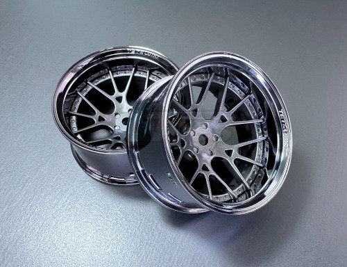 Team-Tetsujin Miscellaneous All SUPER RIM SET ChromeBlack01xLycoris GunMetallic