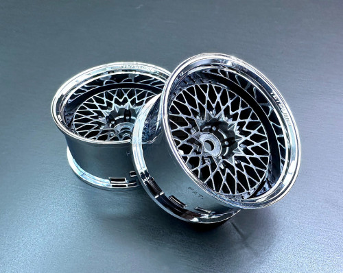 Team-Tetsujin Miscellaneous All SUPER RIM SET Chrome01xGranSeeker GunMetallic