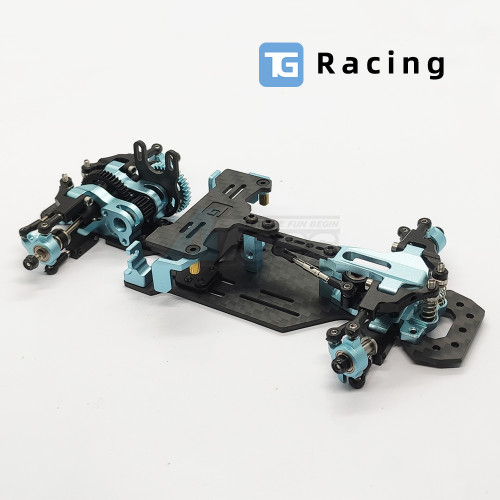 TG Racing TG Racing 1/28 Drift 1/28 RWD Drift Car Kit Formal Edition Glacier Blue