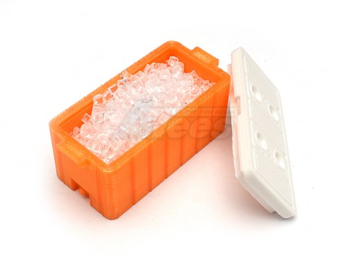 Top-Shelf Hobby Miscellaneous All Scale Accessories - Cooler With Ice Orange