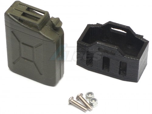 Top-Shelf Hobby Miscellaneous All Scale Accessories - Jerry Can & Mount Army Green