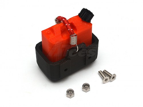 Top-Shelf Hobby Miscellaneous All Scale Accessories - Gas Can Tall Red + Mount