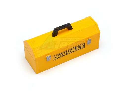 Top-Shelf Hobby Miscellaneous All Scale Accessories - Tool Box Yellow