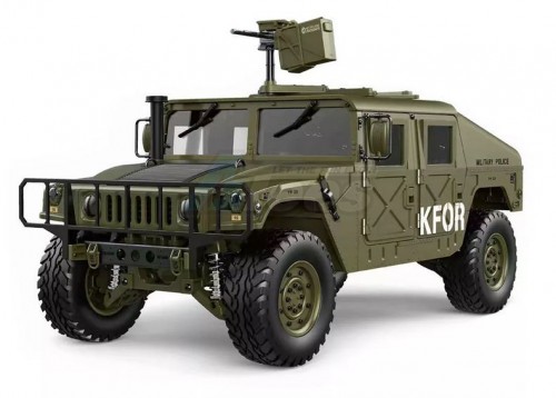 TRASPED TRASPED HG-P408 HG P408 1/10 4WD US Military Crawler Truck ARTR 30+km/h Green