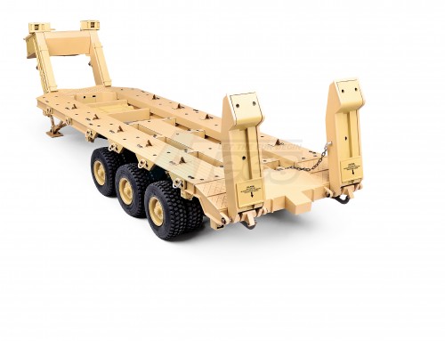 TRASPED TRASPED HG-802 1/12 U.S Heavy Equipment Semi Trailer Kit Desert Yellow