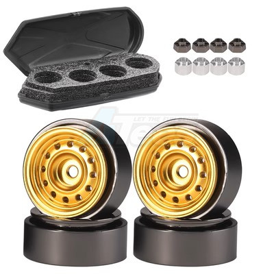 Traxxas Traxxas TRX-4M 1.0 Metal Wheel (4) Gold