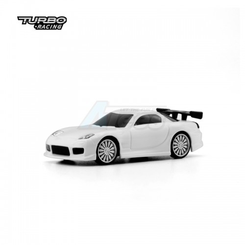 Turbo Racing Miscellaneous All 1:76 Mini RC Sports Car RTR White