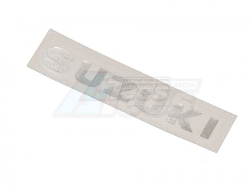 WOOW RC Miscellaneous All Suzuki Carry D12 Rear Font Decal Sticker (Silver)