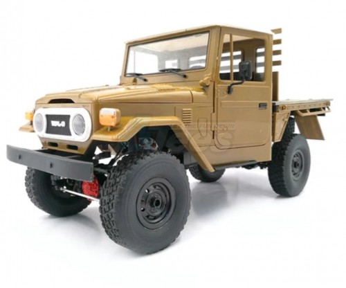 WPL WPL C44KM 1/16 Metal Edition 4WD 2-Speed RC Crawler Kit Brown