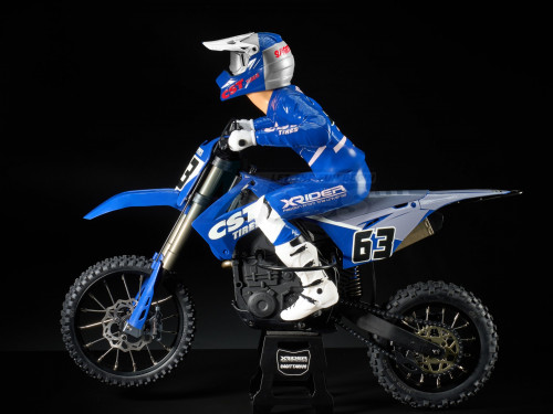 X-Rider X-Rider Sagittarius CRS (Sagittarius) 1:4 MX Motorcycle ARTR Blue