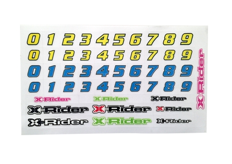 X-Rider X-Rider SATURN Figure Sticker