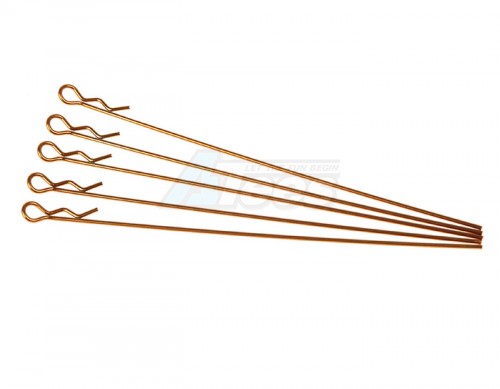 Xceed Miscellaneous All Xceed (#103126) Extra Long Body Clip 1/10 - Gold (5)