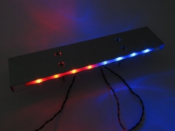 Boom Racing Miscellaneous All 1/10 Scale Police LED Light Bar for RC Emergency Vehicles