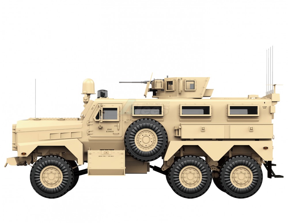 TRASPED HG-P602 1/12 Full Scale Alloy 6x6 Explosion-Proof Military