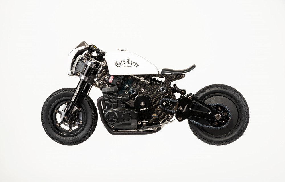 テック X-Rider Cafe Racer 1/8 Motorcycle Cafe Racer Kit XR/CR8001-03
