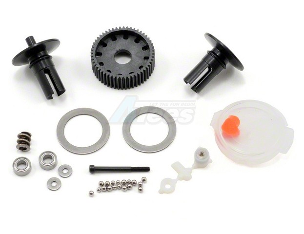 Kit Différentiel Associated 7678 Pour B4/T4 (pièces Détachées, Sac Ouvert, Manque 2 Bagues 6597)