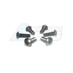 Himoto E8MTL 4*14 Button Head Screws 6P by Himoto