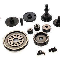 Axial Wraith Aluminum Iron Center Gear Set by Team Raffee Co.