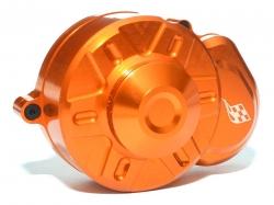 Axial Wraith Aluminum Transmission Spur Gear Case Cover Orange by Boom Racing