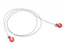 Miscellaneous All 1/10 Scale RC Alloy Winch Hook And Wire Rope (Large) by Team Raffee Co.