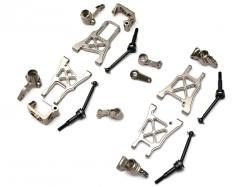 HPI Sprint 2 Aluminum Performance Combo Package With Tool Box - 8 Items Gun Metal by Boom Racing