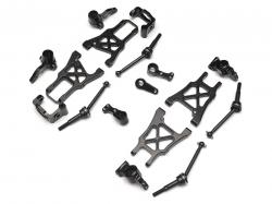 HPI Sprint 2 Aluminum Performance Combo Package With Tool Box - 8 Items Black by Boom Racing