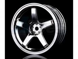 Miscellaneous All 5 Spokes Wheel (+3) (4) Silver by MST