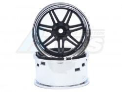 Miscellaneous All Super RIM Chrome and Black Marguerite 2pcs set by Team-Tetsujin
