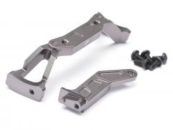 Axial SCX10 II Aluminium Front Frame Brace Gun Metal by Boom Racing