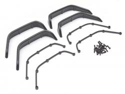 Miscellaneous All 1/10 Scale Rubber Fender Flare Set for Rubicon by Team Raffee Co.