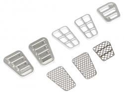 Miscellaneous All Metal Hood Air Vents Cover for TRC Defender D90 & D110 by Team Raffee Co.