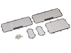 Traxxas TRX-4 Stainless Steel Side Window Mesh Protective Net w/Defender Logo by Team Raffee Co.