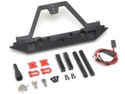 Traxxas TRX-4 Steel Tough Rear Bumper W/ Hooks & LED Light 1 Set by Team Raffee Co.