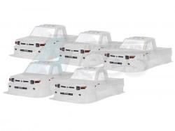 Miscellaneous All LC70 Clear Lexan 1/10 Crawler Body (5pcs) For 313mm Chassis by Team C