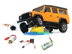 Orlandoo Hunter Model Defender 1/32 Orlandoo 4WD Defender Crawler Kit OH32A03 Combo (Kit, Servo, Motor, PCB) w/ free Lipo Battery by Orlandoo Hunter Model