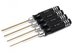 Miscellaneous All Ball Hex Driver Wrench Set (1.5, 2.0, 2.5 & 3.0mm) by Boom Racing