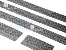 Traxxas TRX-6 Stainless Steel  Body Side Molding for TRX6 G63 Silver by GRC