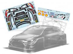 Miscellaneous All 1/10 i20 WRC Width 190mm Body w/ Sticker by Team C